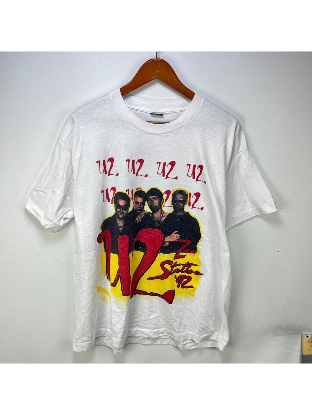 Vintage U2 Zoo Station 1992 Tour Graphic T-Shirt Xl 2xl - Picture 1 of 10